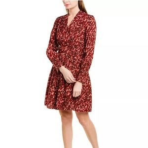 Equipment Jenesse Dress in Merlot Multi